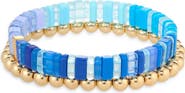 Leith 2-Piece Set Beaded Stretch Bracelets