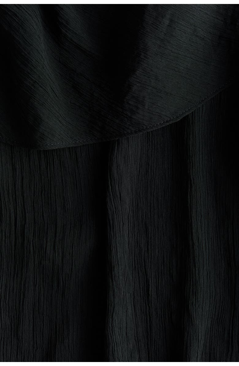 H&M Scarf-detail Beach Trousers, Alternate, color, Black