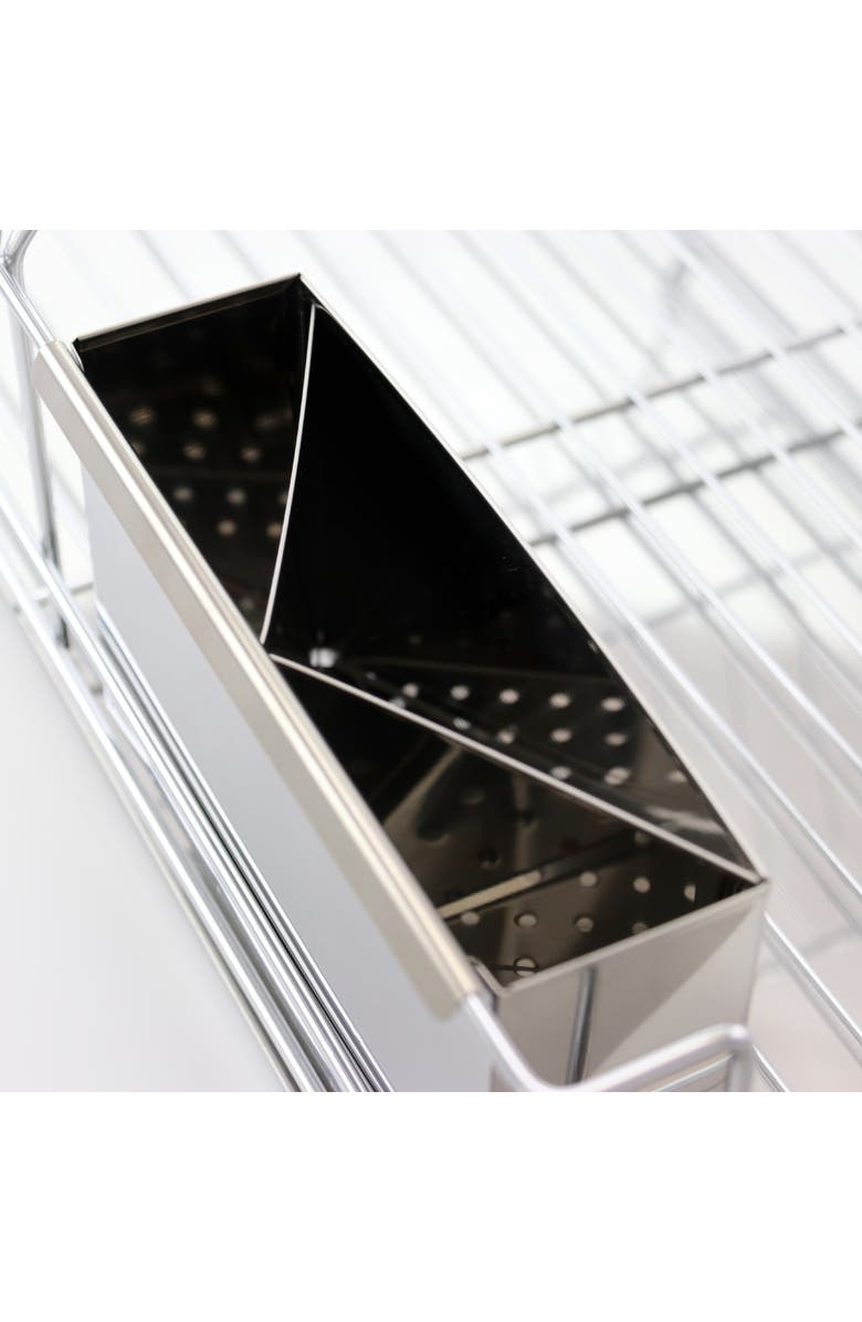 Better Chef 4 Piece 18.5" Dish Drying Rack Set, Alternate, color, Silver