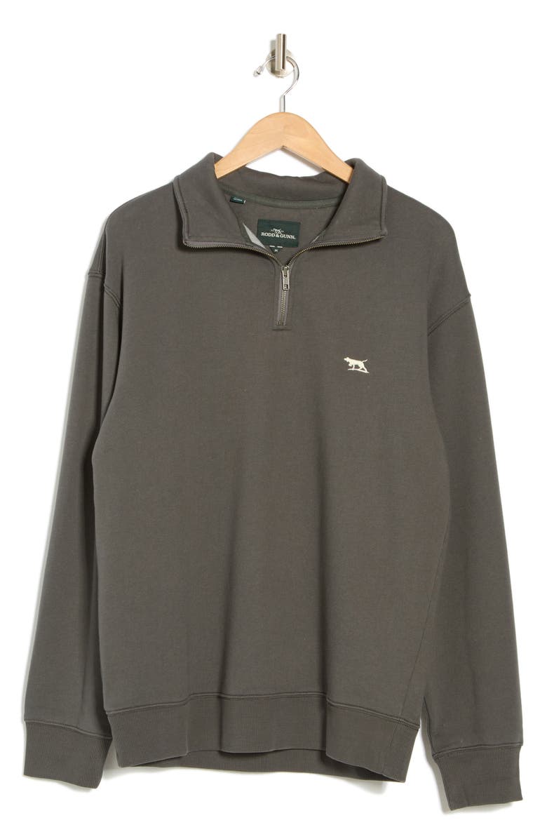 Rodd & Gunn Glen Eden Quarter-Zip Pullover Sweatshirt, Alternate, color, Tungsten