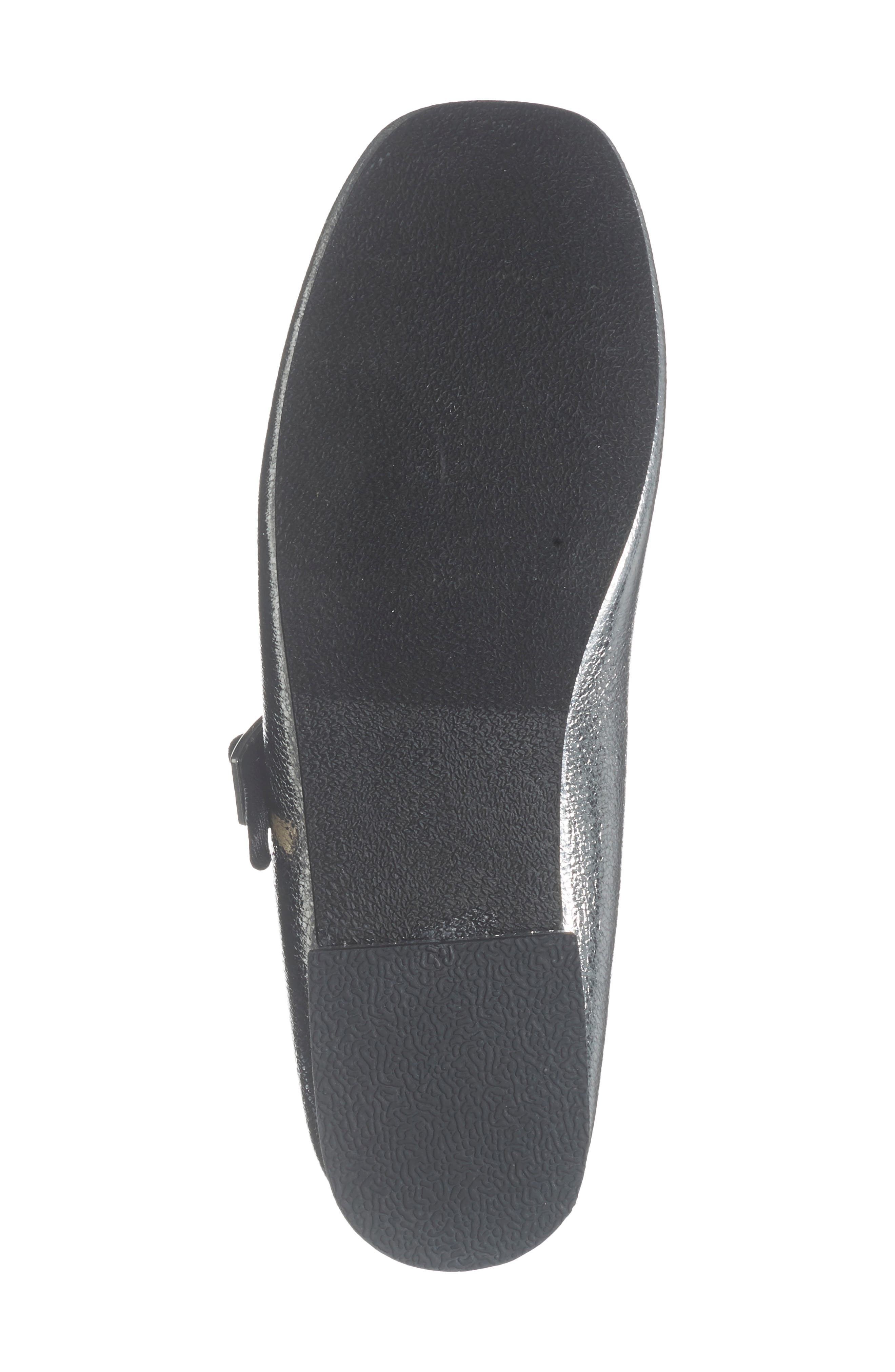 BCBG Girls Kids' Quinn Mary Jane Flat, Alternate, color, Silver/ Black