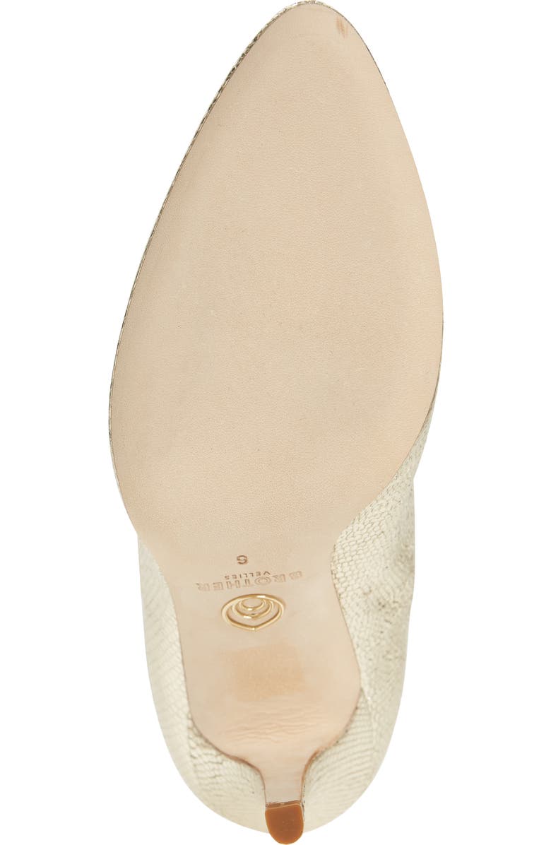 Brother Vellies Allora Over the Knee Metallic Pointed Toe Boot, Alternate, color,