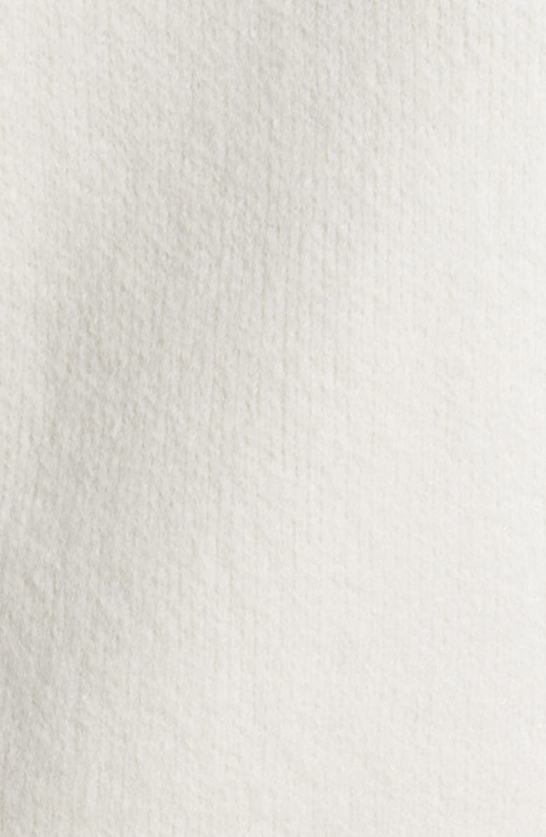 Bobeau Embroidered Heart Sweater, Alternate, color, White/ Red