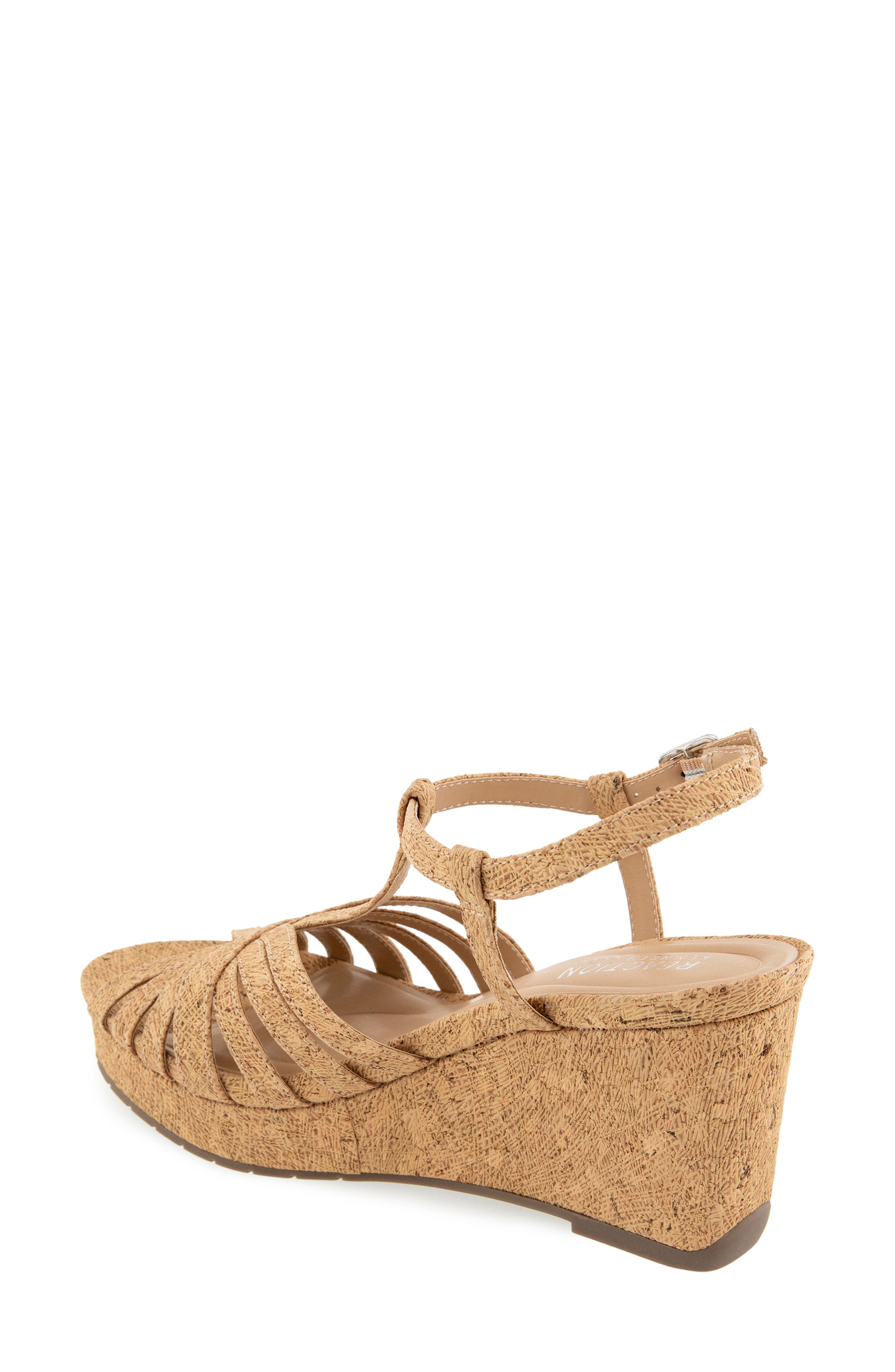 Capci Platform Wedge Sandal, Alternate, color, SUNLIGHT CORK