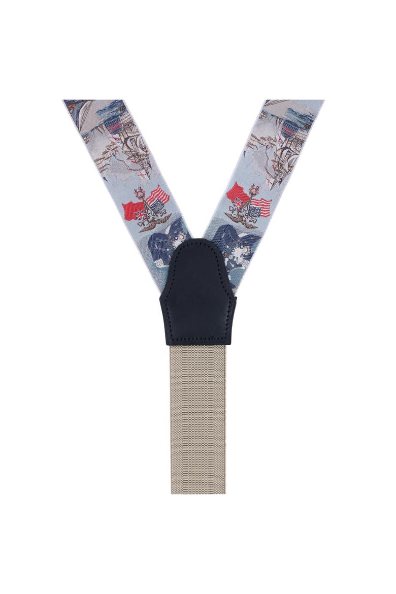 Limited Edition The Commander Woven Silk Formal End Suspenders, Alternate, color, Multiple Colors