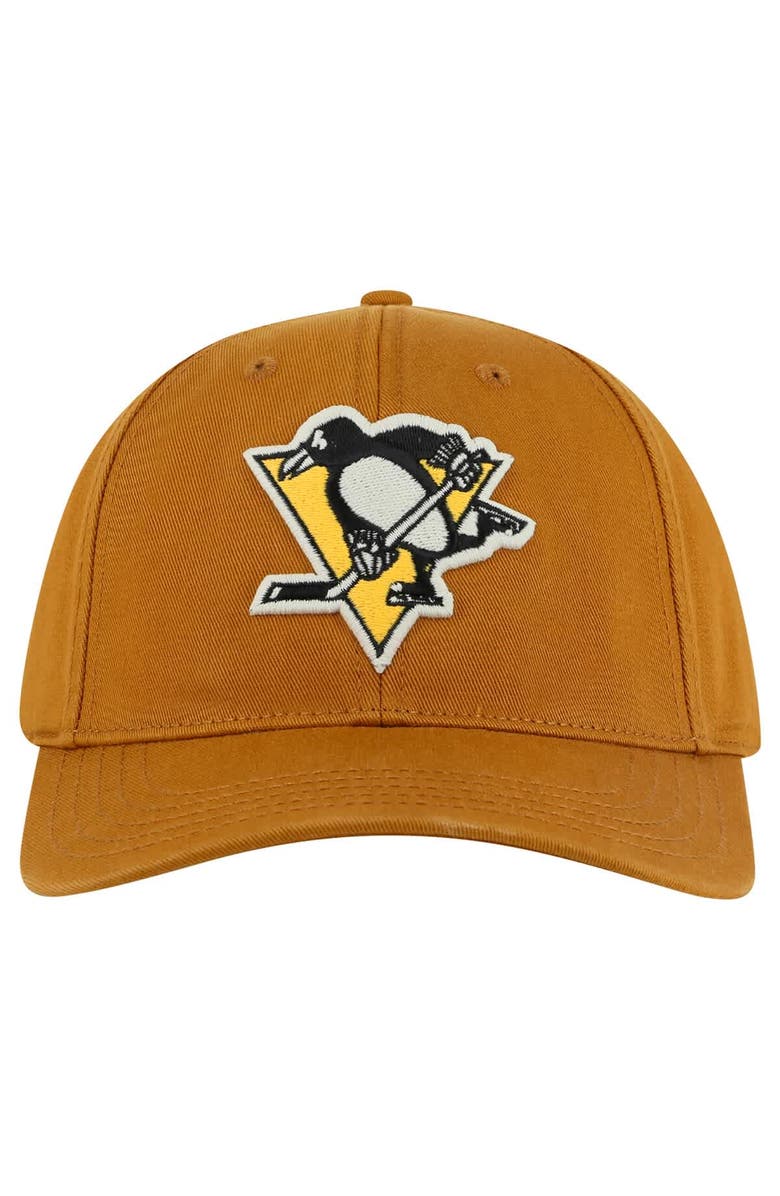 American Needle Men's American Needle Tan Pittsburgh Penguins Hepcat Washed Twill Adjustable Hat, Main, color, Tan