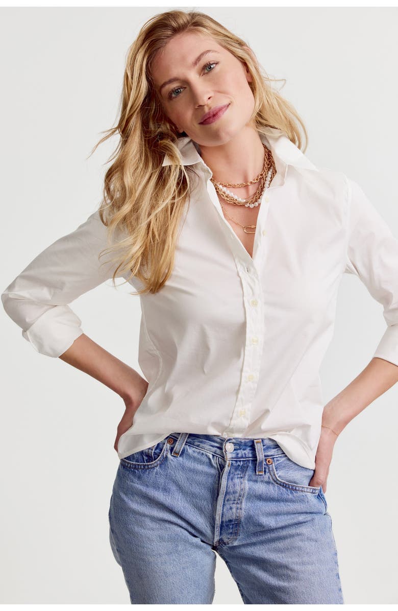The Shirt by Rochelle Behrens The Icon Shirt, Alternate, color, Cream