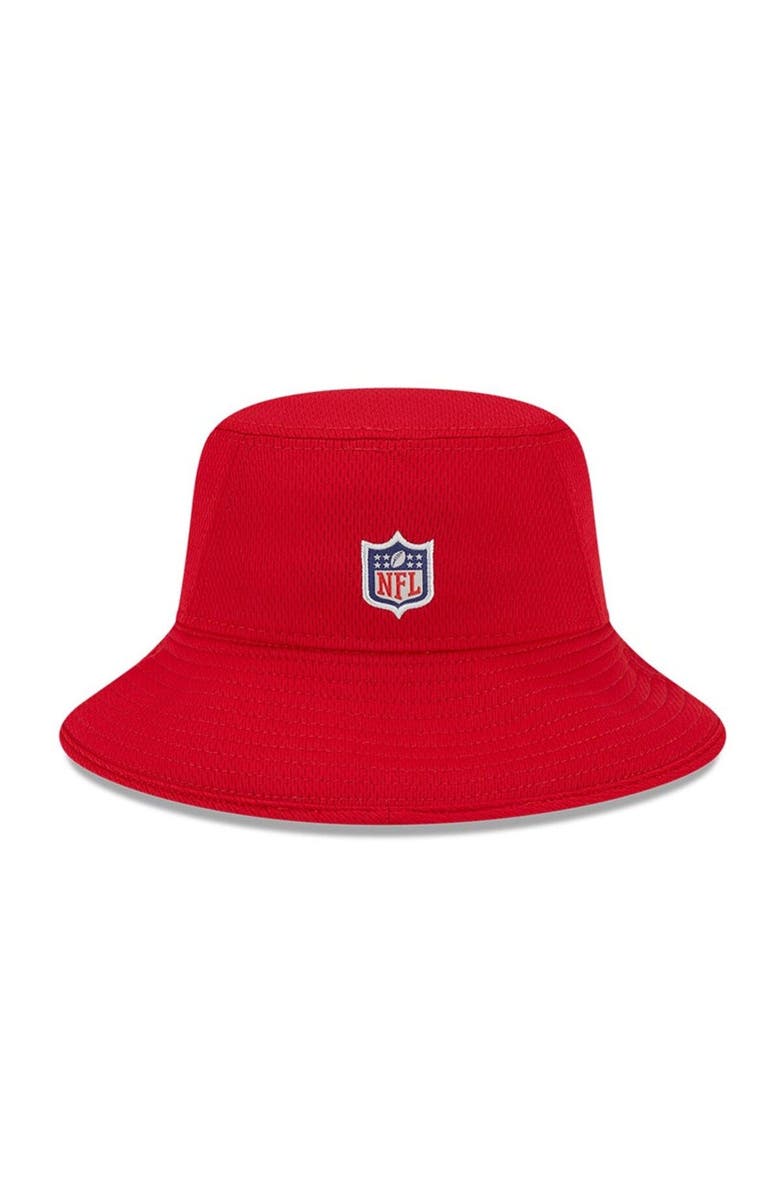 New Era Men's New Era Scarlet San Francisco 49ers 2023 NFL Training Camp Stretch Bucket Hat, Alternate, color,