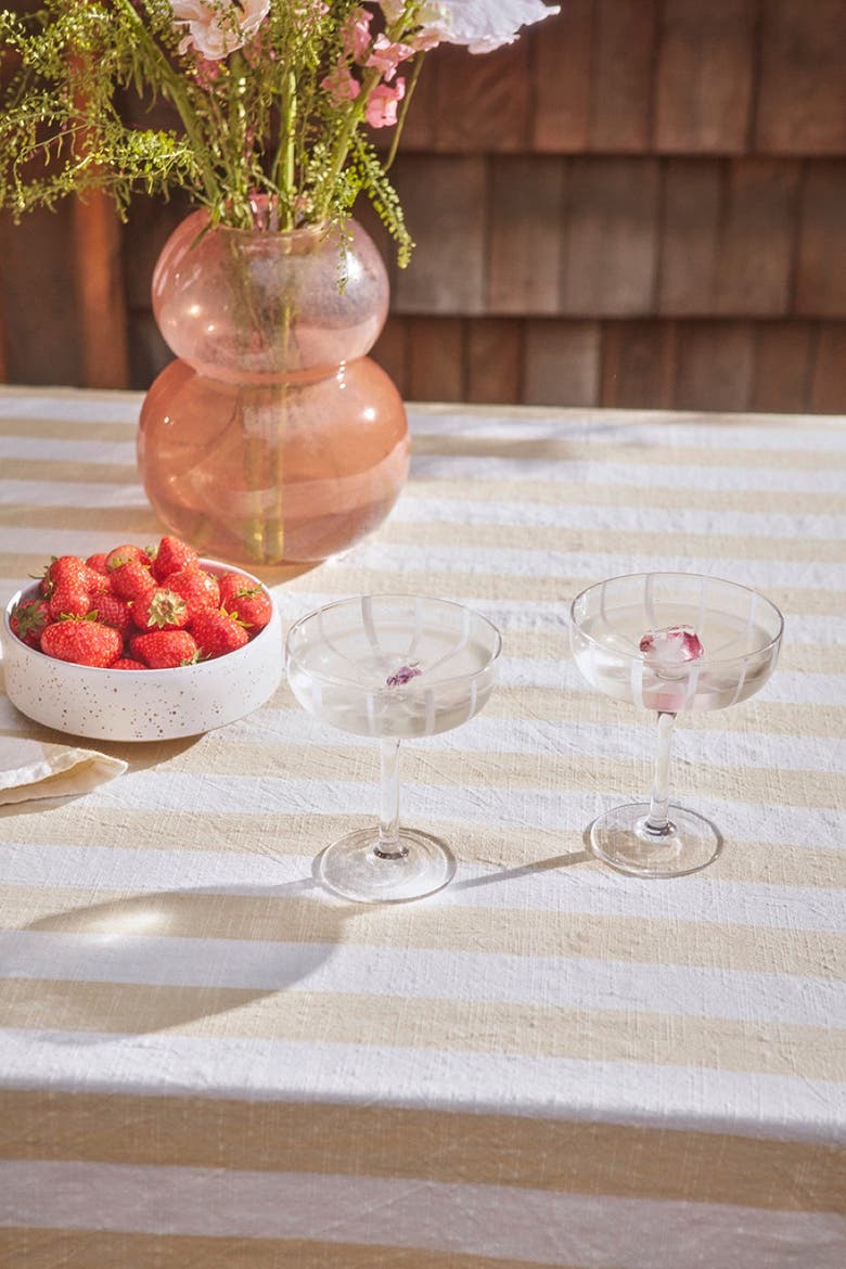 Mizu Coupe Glass - Set of 2, Alternate, color, Ivory