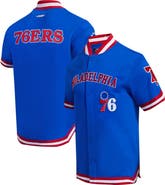 PRO STANDARD Men's Pro Standard Royal Philadelphia 76ers Classic Warm-Up Full-Snap Jacket