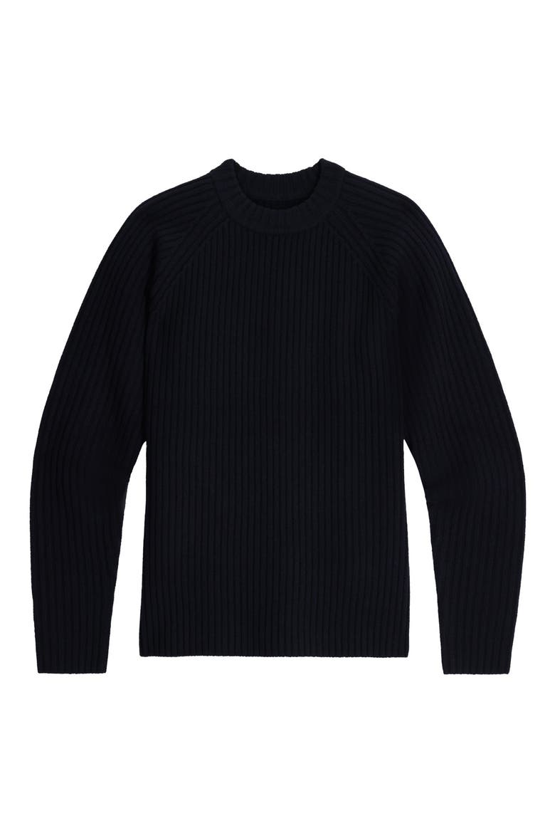 Rockcraft Crewneck Merino Wool Sweater, Main, color, NAVAL
