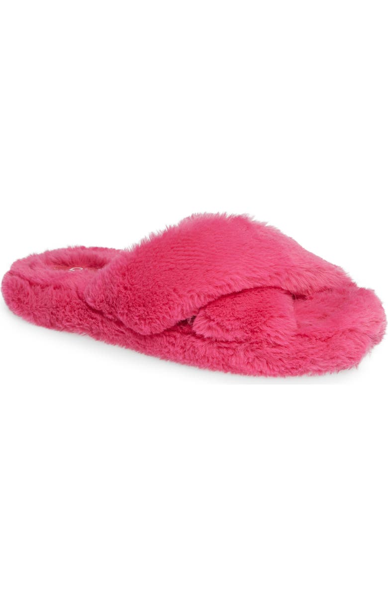 BP. Giaa Faux Fur Slipper, Main, color,