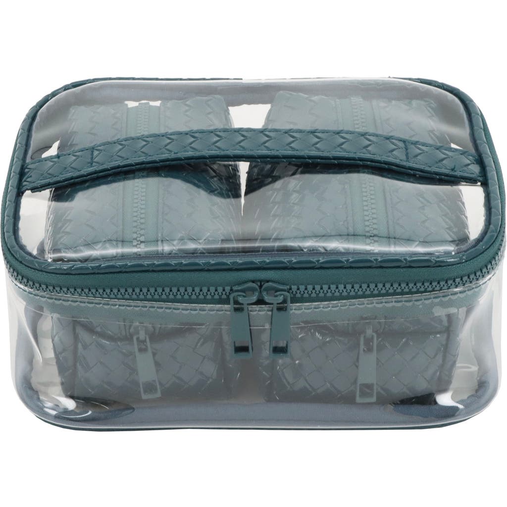 Mytagalongs 3-in-1 Cosmetic Pouch Set In Blue