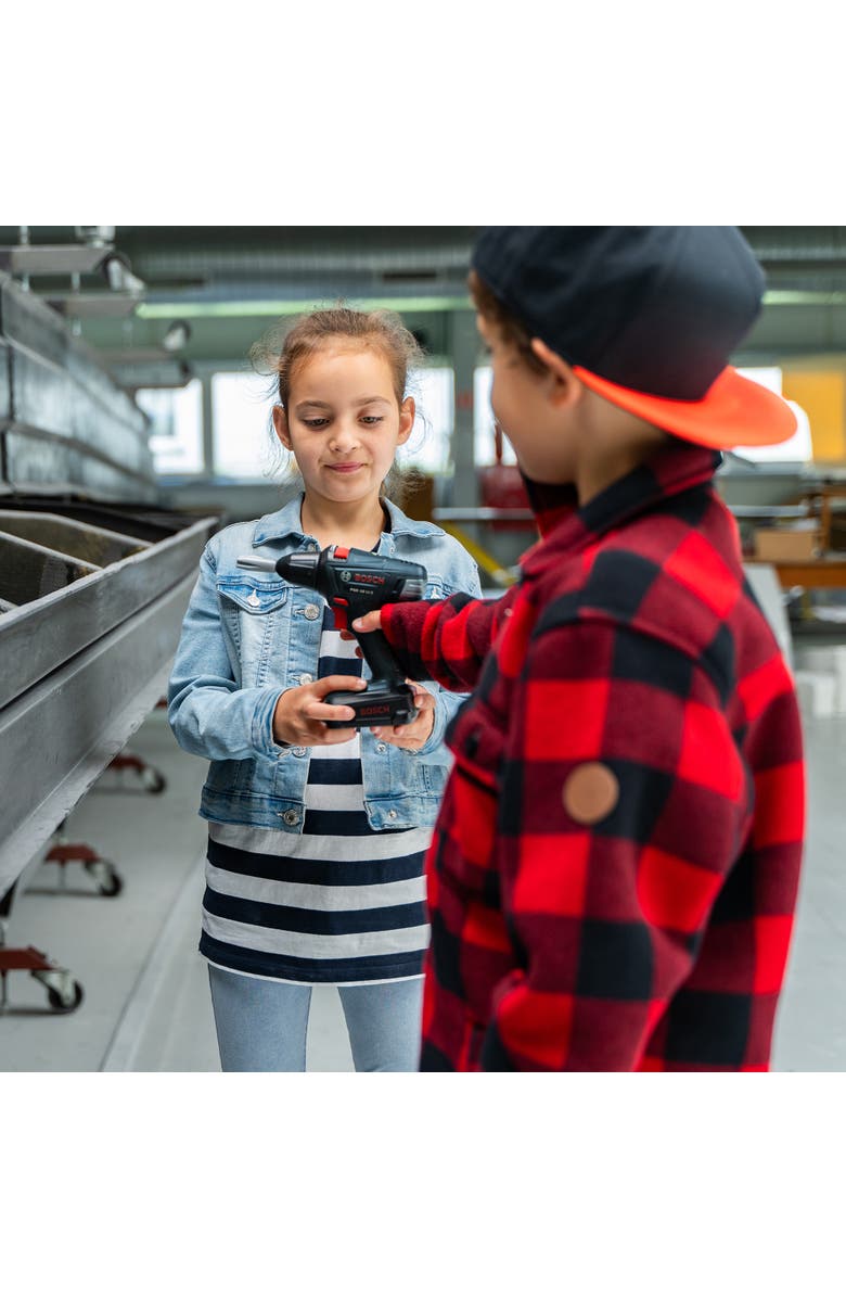 BOSCH Mini 2 In 1 Cordless Drill and Screwdriver, Lights and Sounds, Alternate, color, Multicolored