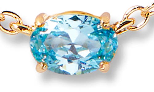Brook & York Brook And York Brenna Birthstone Station Necklace In Gold December