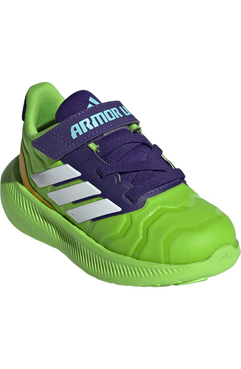 adidas x Marvel<sup>®</sup> Kids' Runfalcon 5 Iron Hulk Sneaker, Main, color,