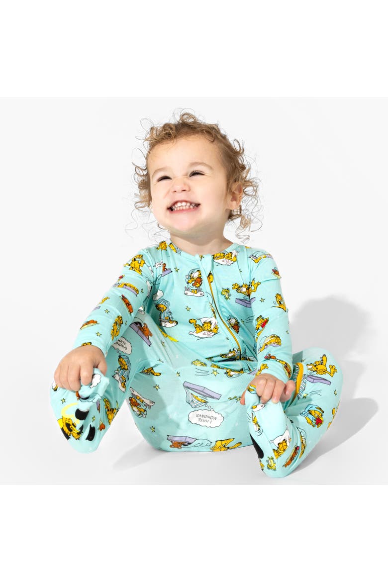 Baby Garfield Lazy Mondays Convertible Footie, Alternate, color, Garfield: Lazy Mondays