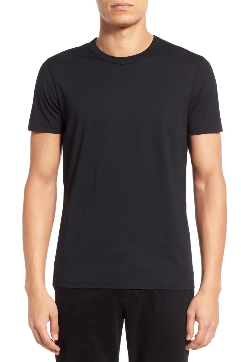 Lightweight Jersey T-Shirt, Main, color, BLACK