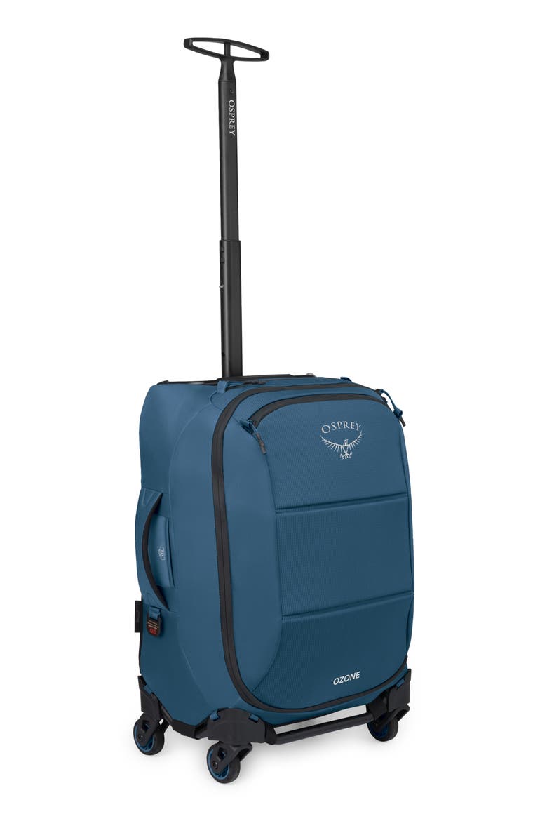 Ozone Four-Wheel 38-Liter Carry-On Suitcase, Alternate, color, COASTAL BLUE