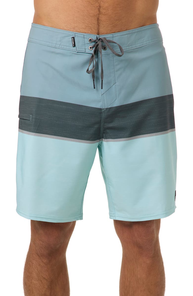O'Neill Hyperfreak Heat Block Swim Trunks, Main, color, Lead