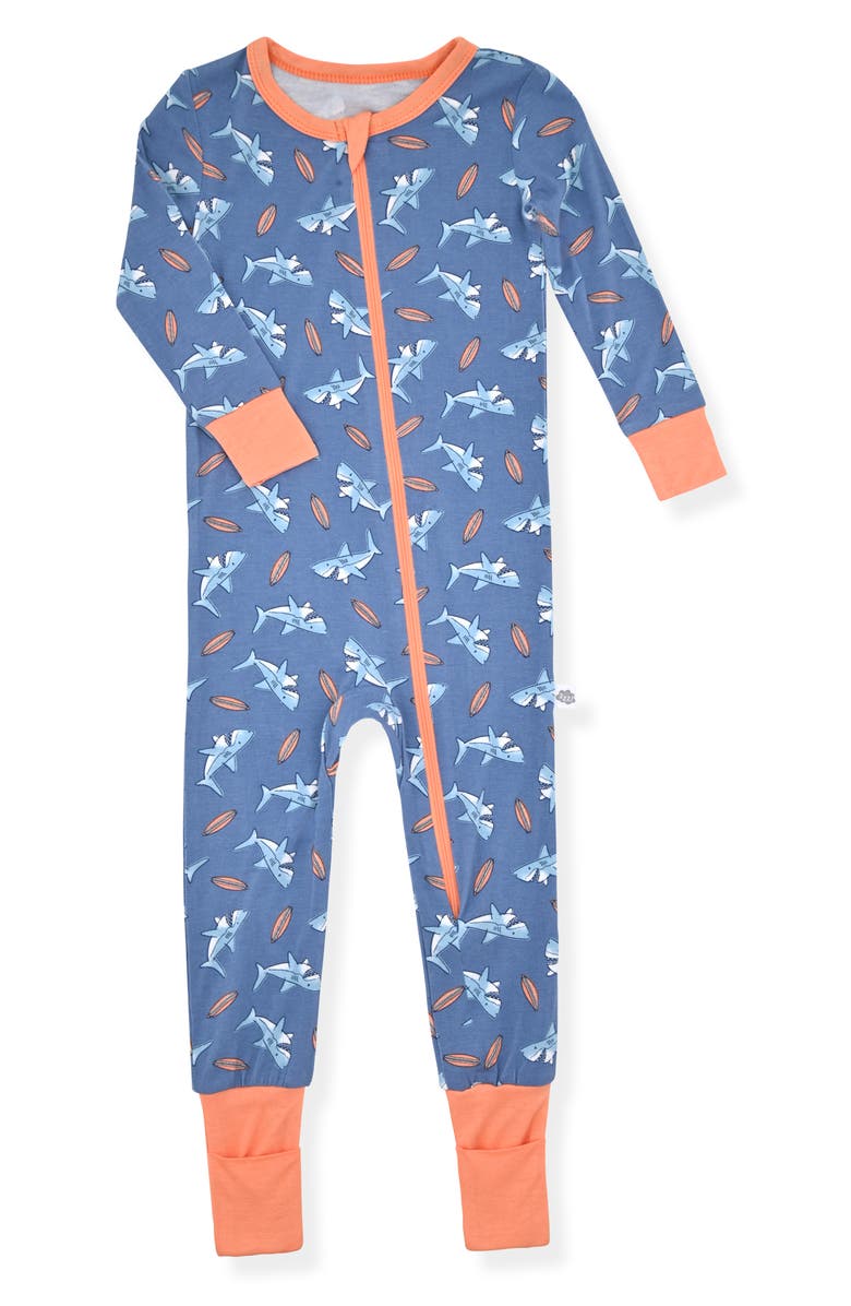 SLEEP ON IT Coverall Pajamas & Socks Set, Alternate, color, Blue