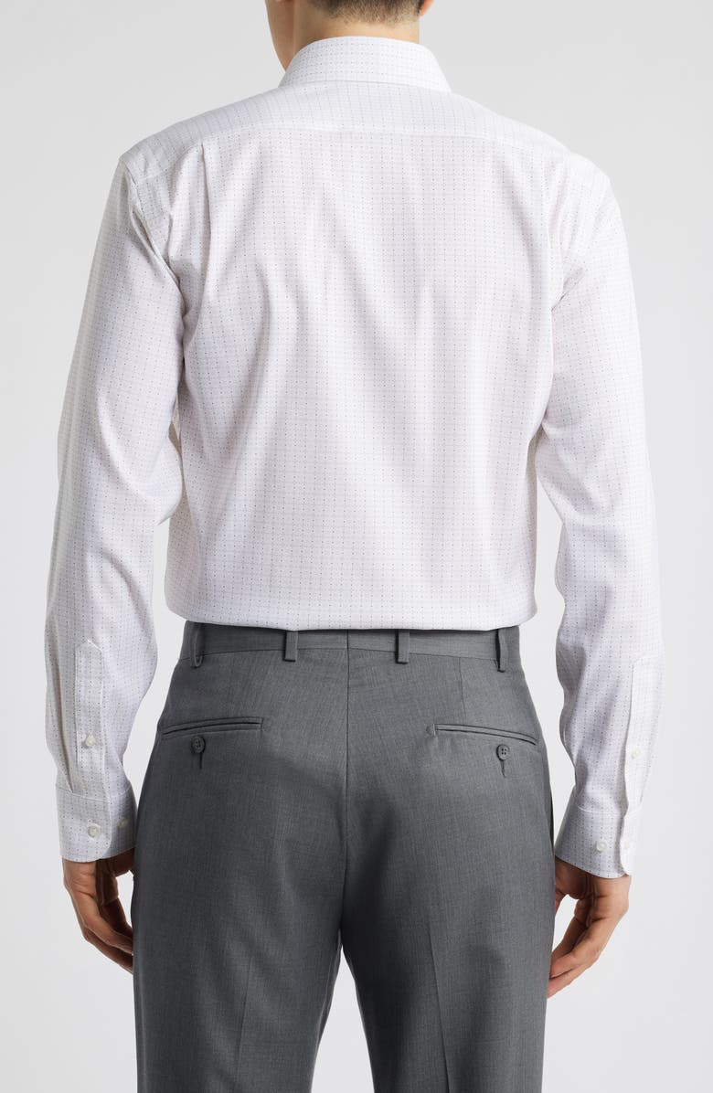 Nordstrom Trim Fit Performance Dress Shirt, Alternate, color, Pink Geo