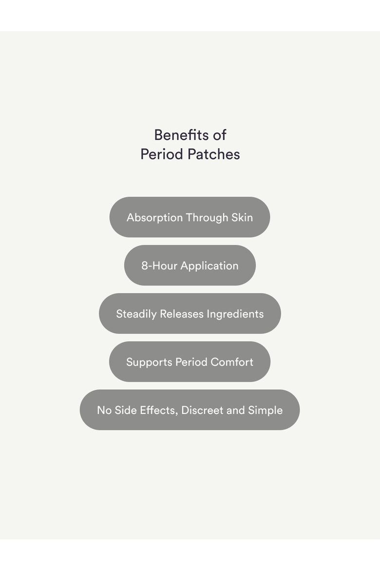 Period Patches, Alternate, color, Red