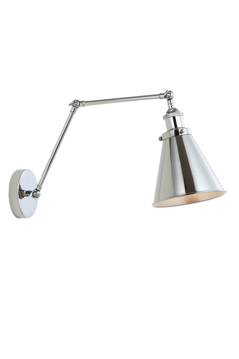 Rover Adjustable Arm Metal LED Wall Sconce, Main, color, Chrome