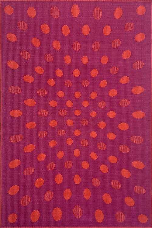 Mad Mats Dots Orange & Red