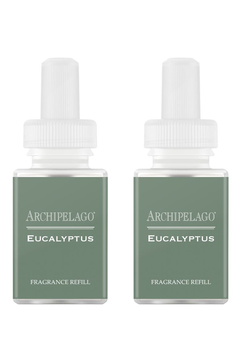 x Archipelago 2-Pack Smart Diffuser Fragrance Refills, Main, color, EUCALYPTUS