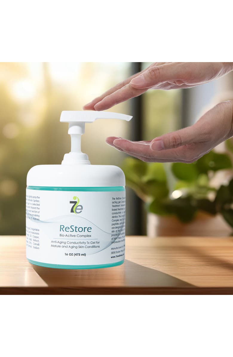 7e Wellness MyoLift Restore Conductive Gel with Bio-Active Complex, Alternate, color, Blue 16Oz