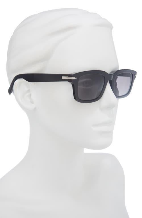 Dior Blacksuit S16i 52mm Rectangular Sunglasses In Black