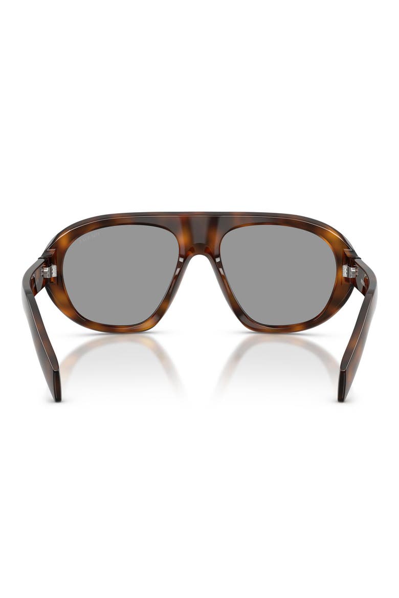 57mm Irregular Sunglasses, Alternate, color, JUNIPER TORTOISE / GREY