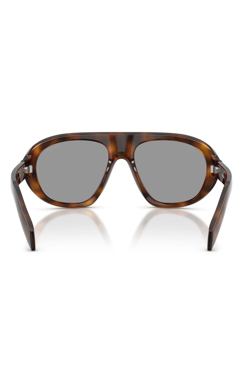 Prada 57mm Irregular Sunglasses, Alternate, color, 