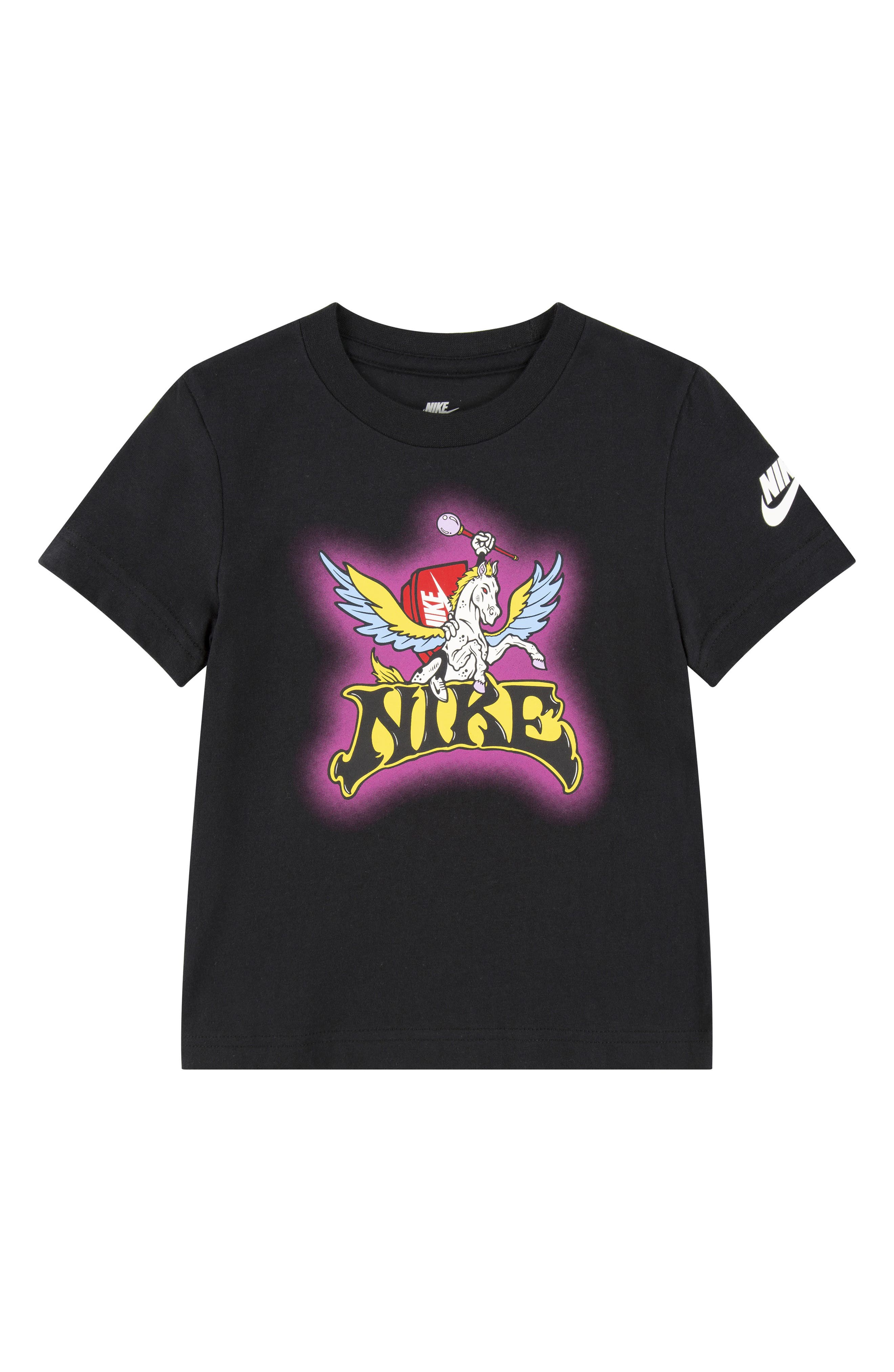 Nike Kids' Icon Logo Graphic T-Shirt