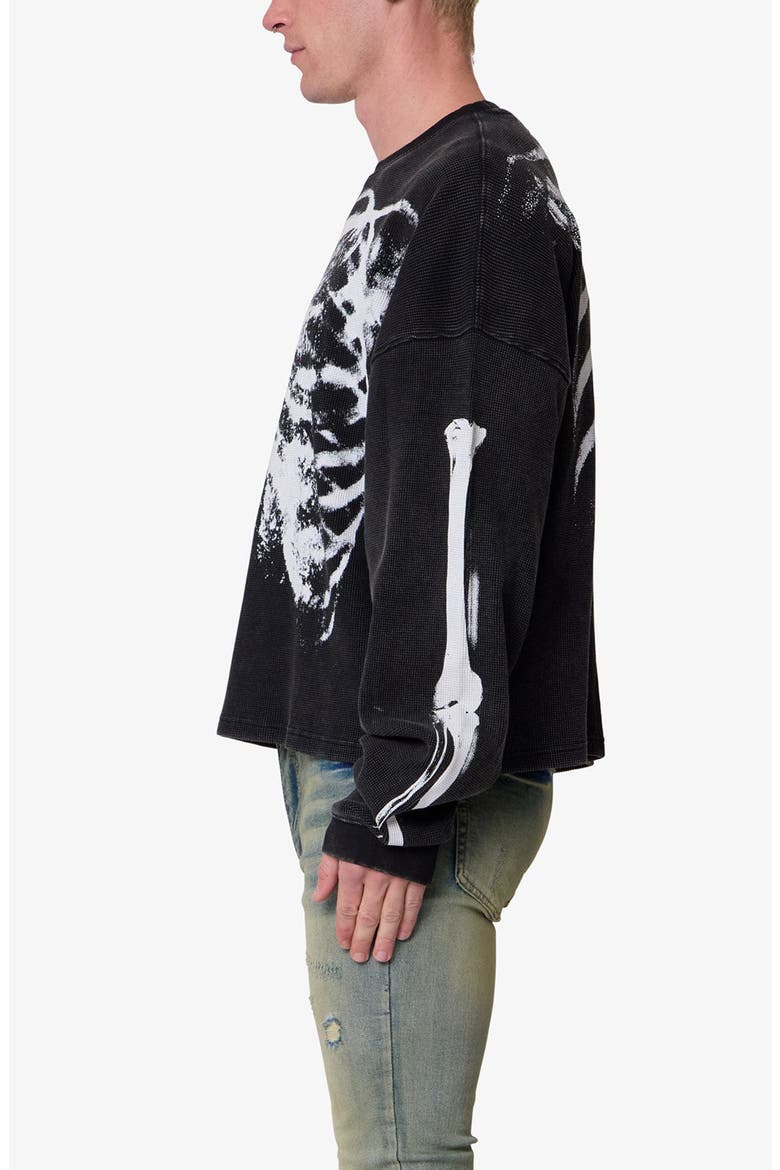 X-Ray Thermal Long Sleeve Graphic T-Shirt, Alternate, color, BLACK