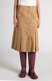 Moncler Cotton A-Line Skirt