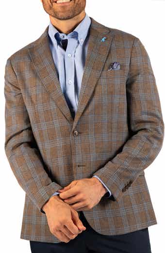 Multi Plaid Modern Fit Sport Coat