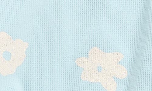 Jessica Simpson Cozy Hacci Top & Pants Set In Blue