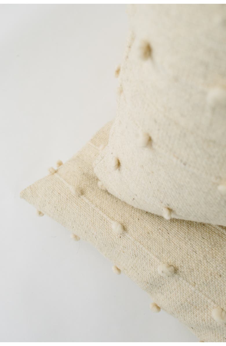 Loom Imports Loop Pillow, Alternate, color, Ivory