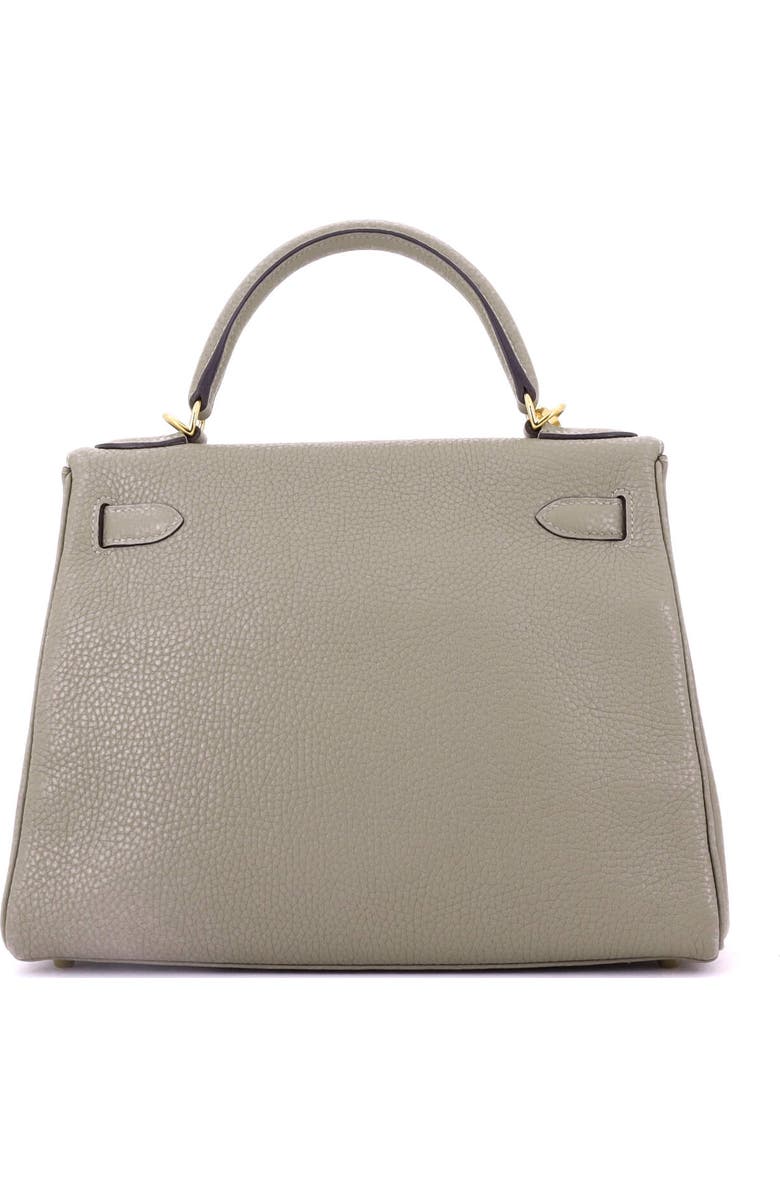 Pre-Owned Hermes Kelly Handbag Green Clemence with Gold Hardware 28, Alternate, color, Sauge