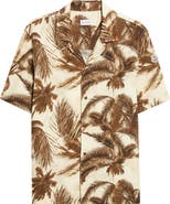 Moncler Cotton & Flax Camp Shirt