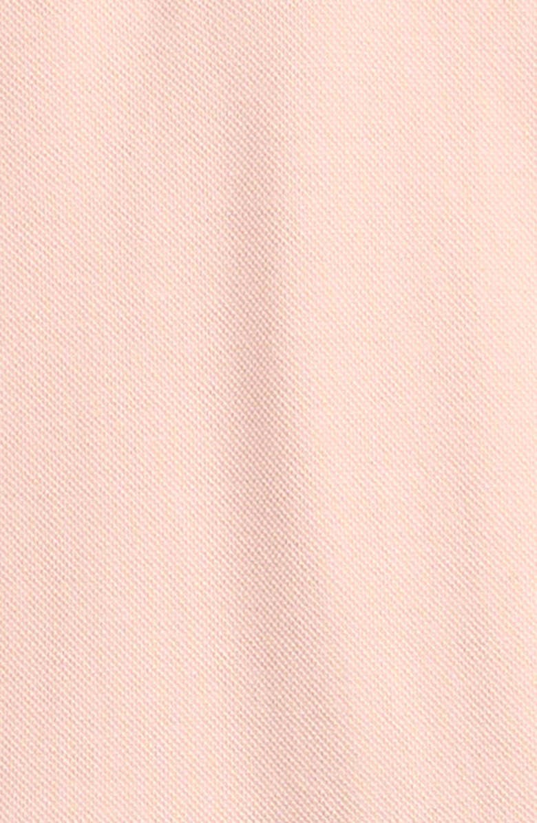 Moncler Kids' Stretch Cotton Polo Dress, Alternate, color, Pastel Pink