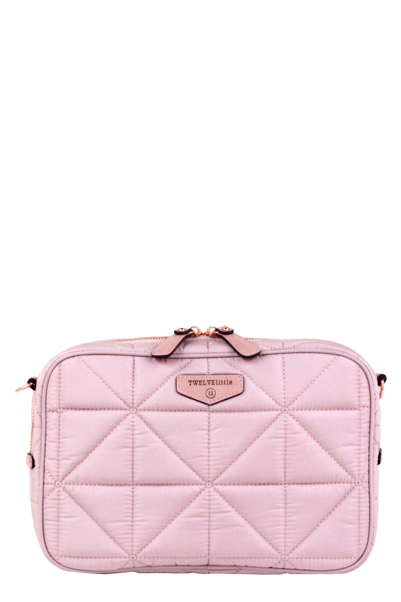 Water Resistant Nylon Diaper Clutch, Main, color, BLUSH PINK