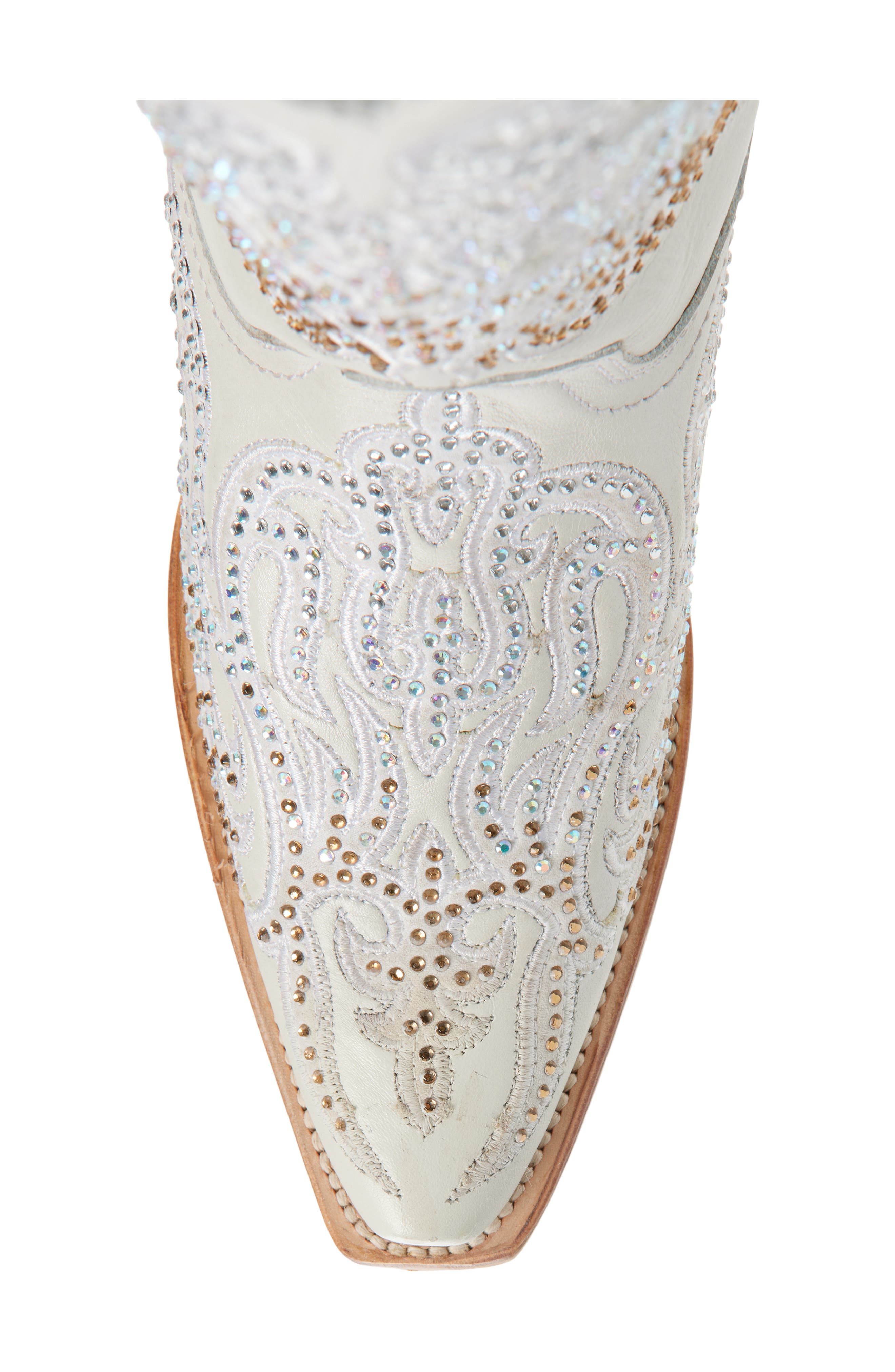 CORRAL Crystal & Embroidered Western Boot, Alternate, color, 