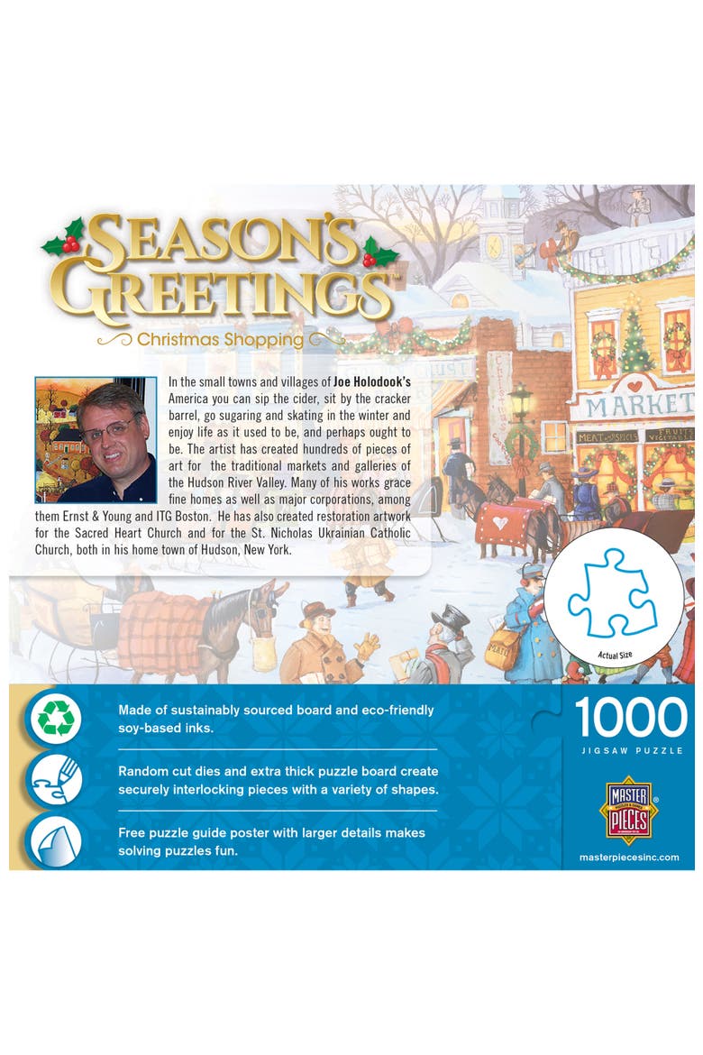 Christmas Shopping 1000 Piece Puzzle, Alternate, color, Multicolor