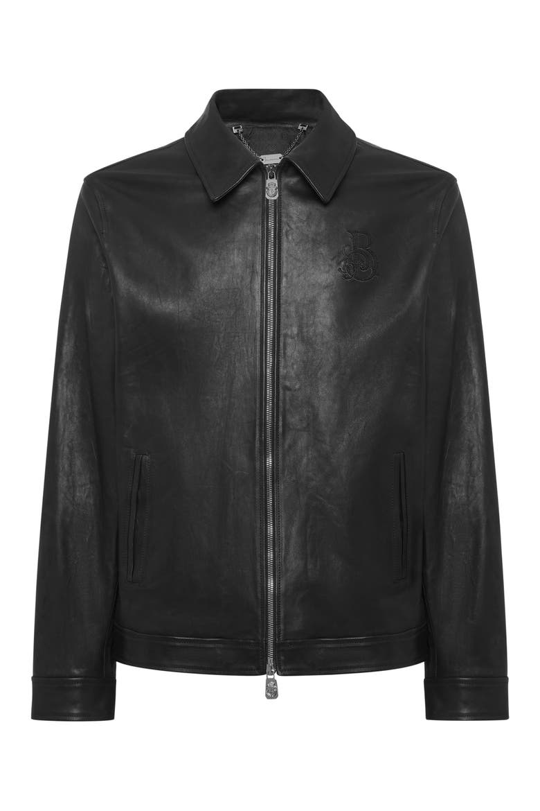 Leather Jacket Men, Main, color, black