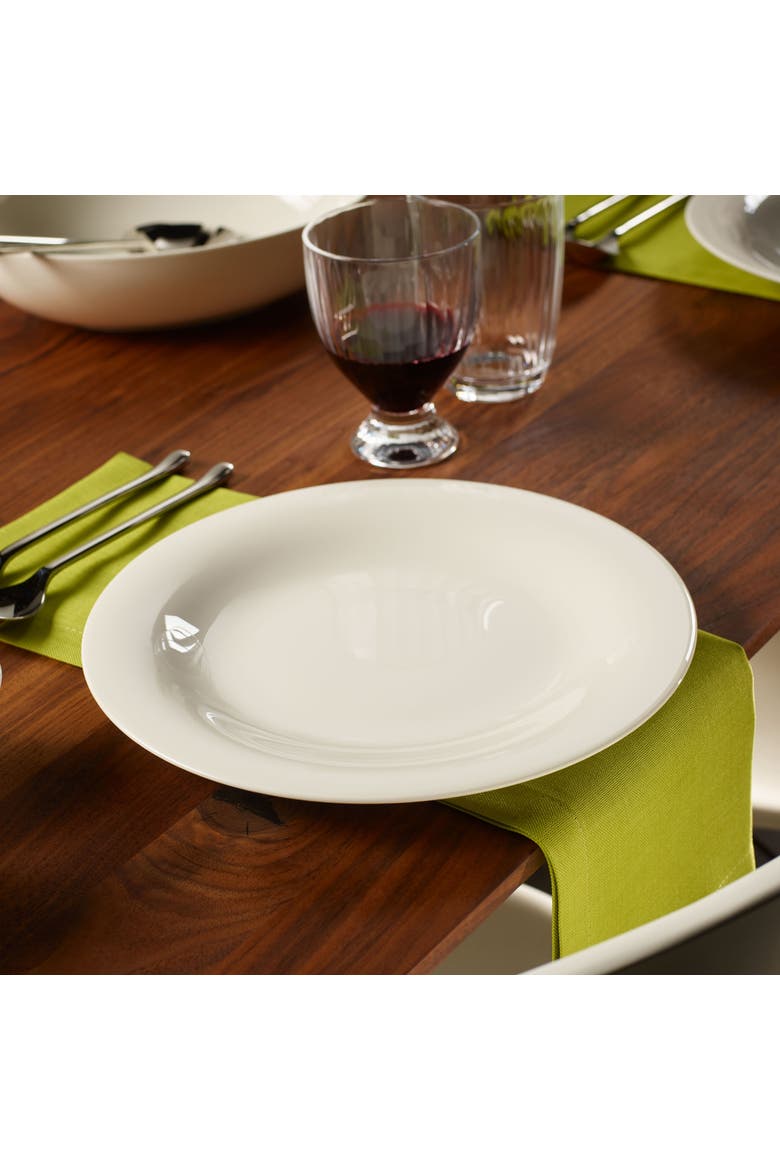 New Cottage Basic Dinner Plate, Alternate, color, white