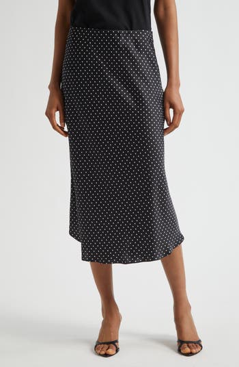 Lauren Ralph Lauren Satin Charmeuse Midi Skirt | Nordstrom