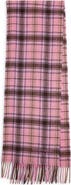 Acne Studios Canada Check Recycled Cashmere Blend Fringe Scarf